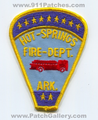Hot Springs Fire Department Patch (Arkansas)
Scan By: PatchGallery.com
Keywords: dept. ark.