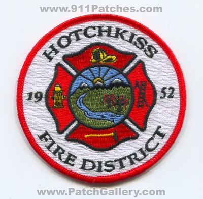 Hotchkiss Fire District Patch (Colorado)
[b]Scan From: Our Collection[/b]
Keywords: dist. department dept. 1952