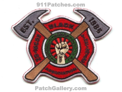 Houston Black Firefighters Association Patch (Texas)
Scan By: PatchGallery.com
Keywords: fire department dept. hfd est. 1986 brotherhood honor justice