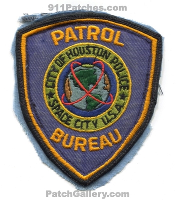 Houston Police Department Patrol Bureau Patch (Texas)
Scan By: PatchGallery.com
Keywords: city of dept. space city usa