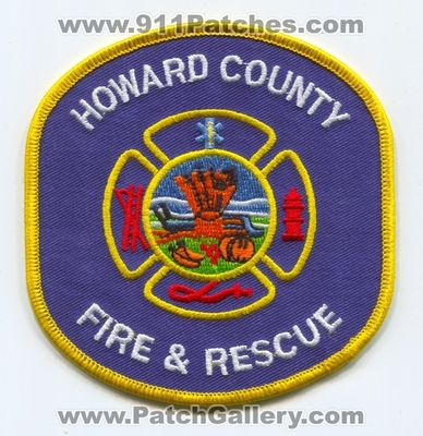 Howard County Fire and Rescue Department Patch (Maryland)
Scan By: PatchGallery.com
Keywords: co. & dept.