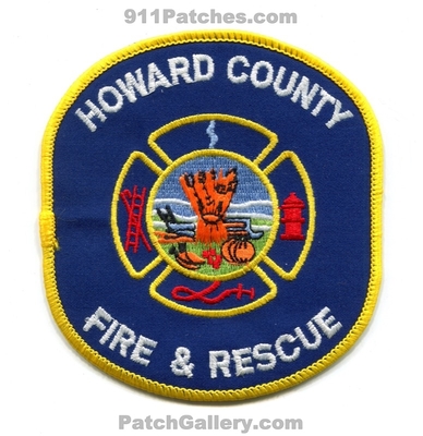 Howard County Fire and Rescue Department Patch (Maryland)
Scan By: PatchGallery.com
Keywords: co. & dept.
