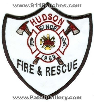 Hudson Fire Rescue Department Patch (Colorado)
[b]Scan From: Our Collection[/b]
Keywords: & and dept. since 1950
