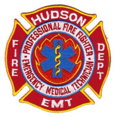 Hudson Fire Dept EMT
Thanks to Michael J Barnes for this scan.
Keywords: massachusetts professional fighter emergency medical technician department