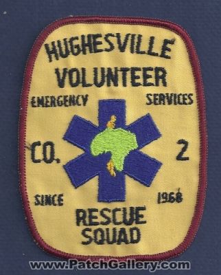 Hughesville Volunteer Rescue Squad Emergency Services Company 2 (Maryland)
Thanks to Paul Howard for this scan.
Keywords: co. ems