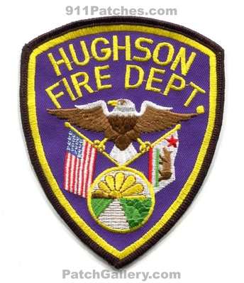 Hughson Fire Department Patch (California)
Scan By: PatchGallery.com
Keywords: dept.