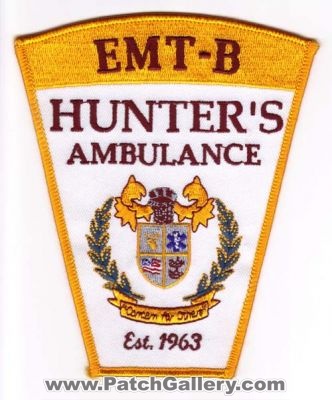 Hunter's Ambulance EMT-B
Thanks to Michael J Barnes for this scan.
Keywords: connecticut ems hunters