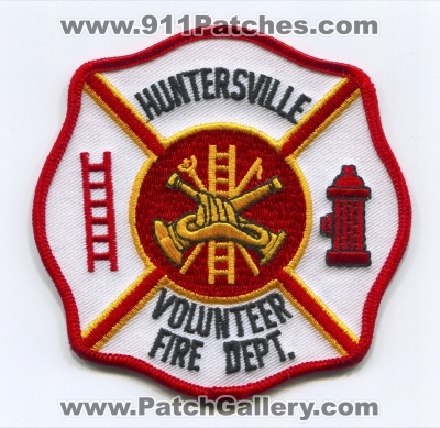 Huntersville Volunteer Fire Department Patch (North Carolina)
Scan By: PatchGallery.com
Keywords: vol. dept.