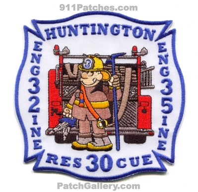 Huntington Fire Department Engine 32 Engine 35 Rescue 30 Patch (Connecticut)
Scan By: PatchGallery.com
Keywords: dept. company co. station
