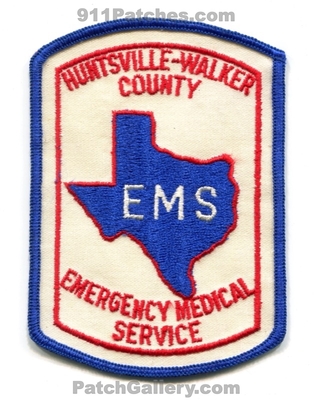 Huntsville Walker County Emergency Medical Services EMS Patch (Texas)
Scan By: PatchGallery.com
Keywords: co. ambulance emt paramedic