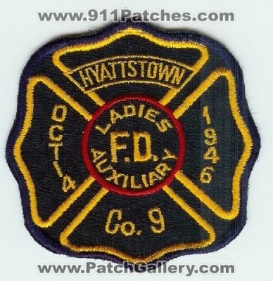 Hyattstown Fire Department Company 9 Ladies Auxiliary (Maryland)
Thanks to Mark C Barilovich for this scan.
Keywords: f.d. co.