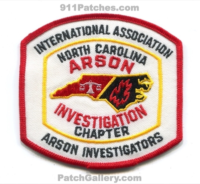 International Association of Arson Investigators IAAI North Carolina Chapter Arson Investigator Patch (North Carolina)
Scan By: PatchGallery.com
Keywords: assn. assoc. fire department dept.