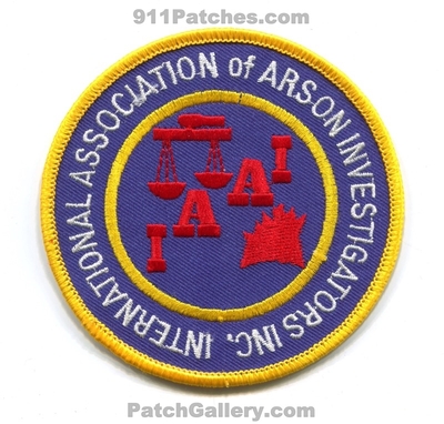 International Association of Arson Investigators Inc IAAI Patch (Maryland)
Scan By: PatchGallery.com
Keywords: fire inc.