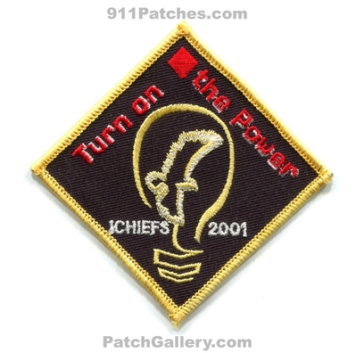 International Association of Fire Chiefs IAFC 2001 Conference Fairfax Patch (Virginia)
Scan By: PatchGallery.com
Keywords: iafc ichiefs turn on the power