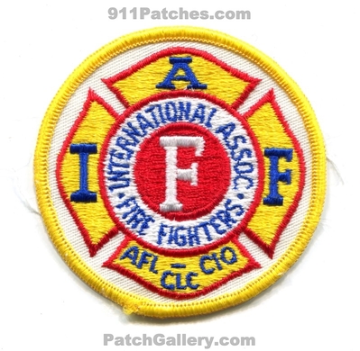 International Association of Firefighters IAFF Patch (No State Affiliation)
Scan By: PatchGallery.com
Keywords: assoc. assn. afl cio clc