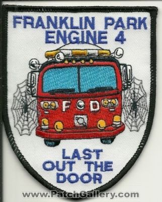 Franklin Park Fire Department Engine 4 (Illinois)
Thanks to Mark Hetzel Sr. for this scan.
Keywords: dept. company station last out the door