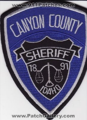 Canyon County Sheriff (Idaho)
Thanks to Anonymous 1 for this scan.
