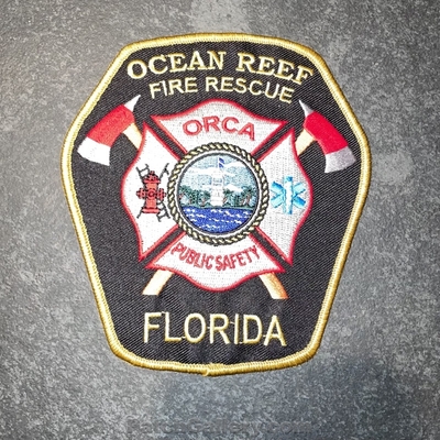 Ocean Reef Fire Rescue Department Orca Public Safety Patch (Florida)
Picture By: PatchGallery.com
Thanks to Jeremiah Herderich
Keywords: dept. of dps