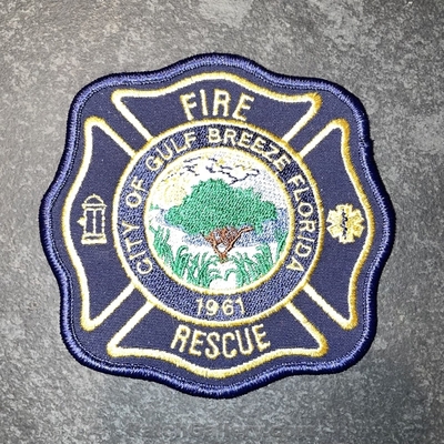 Gulf Breeze Fire Rescue Department Patch (Florida)
Picture By: PatchGallery.com
Thanks to Jeremiah Herderich
Keywords: city of dept. 1961