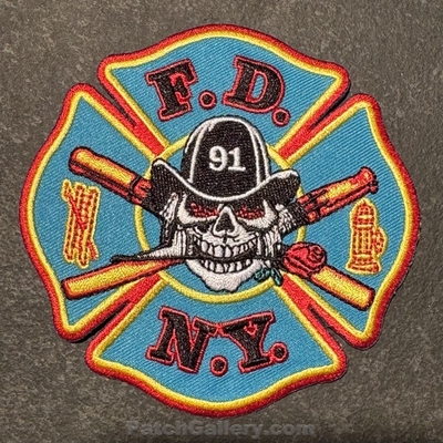 New York City Fire Department FDNY Engine 91 Patch (New York)
Picture By: PatchGallery.com
Thanks to Jeremiah Herderich
Keywords: of dept. f.d.n.y. station