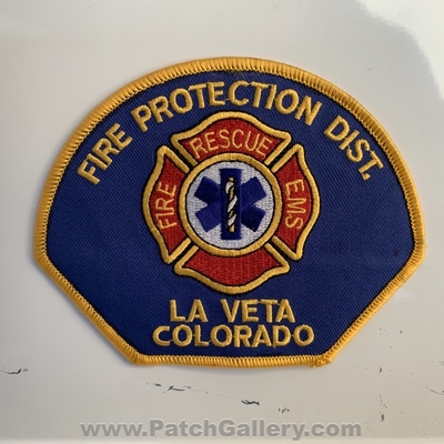 La Veta Fire Protection District Patch (Colorado)
Picture By: PatchGallery.com
Keywords: laveta prot. dist. department dept. rescue ems