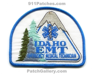 Idaho State Emergency Medical Technician EMT Patch (Idaho)
Scan By: PatchGallery.com
Keywords: ems ambulance