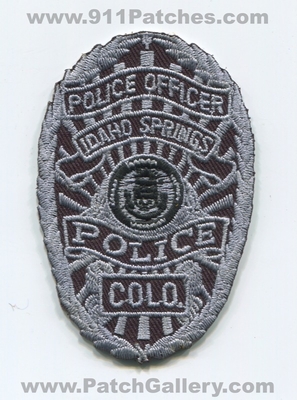 Idaho Springs Police Department Officer Patch (Colorado)
Scan By: PatchGallery.com
Keywords: dept. colo.
