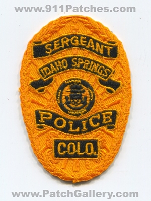Idaho Springs Police Department Sergeant Patch (Colorado)
Scan By: PatchGallery.com
Keywords: dept. colo.