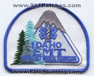 Idaho State Emergency Medical Technician EMT Patch (Idaho)
Scan By: PatchGallery.com
Keywords: ems