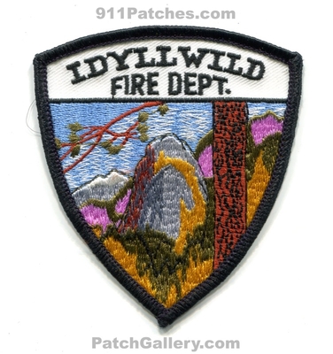 Idyllwild Fire Department Patch (California)
Scan By: PatchGallery.com
Keywords: dept.