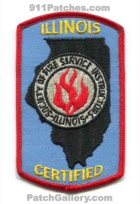 Illinois Society of Fire Service Instructors Certified Patch (Illinois)
Scan By: PatchGallery.com
