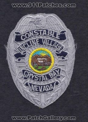 Incline Village Crystal Bay Constable (Nevada)
Thanks to Paul Howard for this scan.
