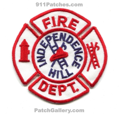 Independence Hill Fire Department Patch (Indiana)
Scan By: PatchGallery.com

