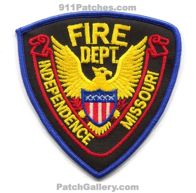 Independence Fire Department Patch (Missouri)
Scan By: PatchGallery.com
Keywords: dept.