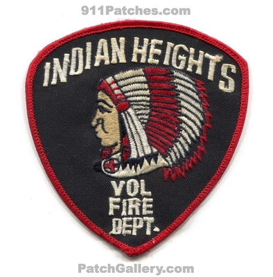 Indian Heights Volunteer Fire Department Patch (Indiana)
Scan By: PatchGallery.com
