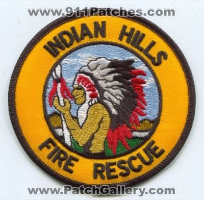 Indian Hills Fire Rescue Department Patch (Colorado)
Scan By: PatchGallery.com
Keywords: dept.
