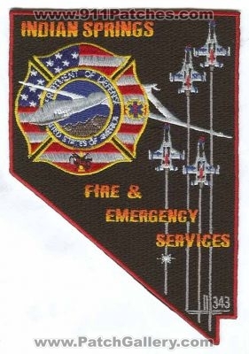 Indian Springs Fire and Emergency Services Patch (Nevada)
Scan By: PatchGallery.com
Keywords: & dept. dod department of defense