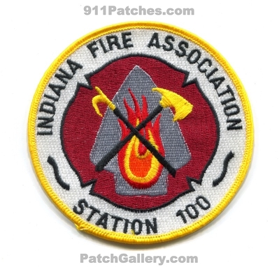 Indiana Fire Association Station 100 Patch (Pennsylvania)
Scan By: PatchGallery.com
Keywords: assoc. assn. department dept.