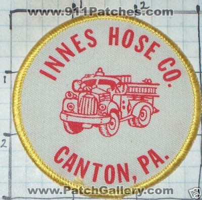 Innes Fire Hose Company (Pennsylvania)
Thanks to swmpside for this picture.
Keywords: co. canton pa.