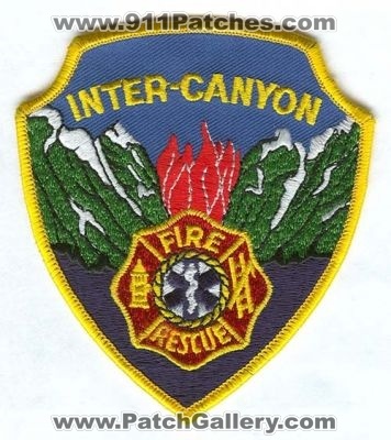 Inter-Canyon Fire Rescue Department Patch (Colorado)
[b]Scan From: Our Collection[/b]
Keywords: dept.