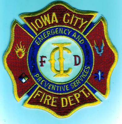 Iowa City Fire Dept (Iowa)
Thanks to Dave Slade for this scan.
Keywords: department