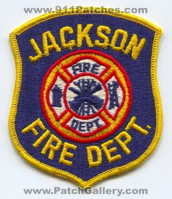 Jackson Fire Department Patch (Michigan)
Scan By: PatchGallery.com
Keywords: dept.