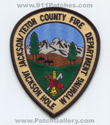 Jackson Teton County Fire Department Jackson Hole Patch (Wyoming)
Scan By: PatchGallery.com
Keywords: co. dept.