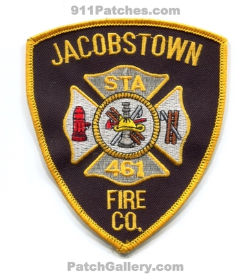 Jacobstown Fire Company Station 461 Patch (New Jersey)
Scan By: PatchGallery.com
Keywords: co. sta. department dept.