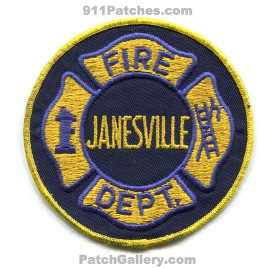 Janesville Fire Department Patch (Wisconsin)
Scan By: PatchGallery.com
Keywords: dept.