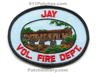Jay Volunteer Fire Department Patch (New York)
Scan By: PatchGallery.com
Keywords: vol. dept.