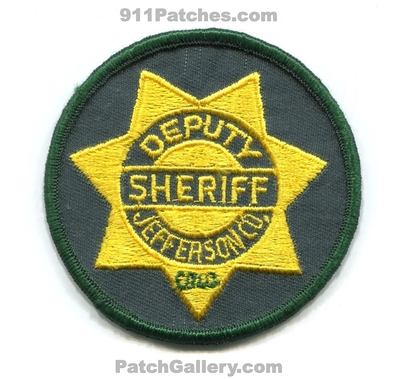 Jefferson County Sheriffs Department Deputy Patch (Colorado)
Scan By: PatchGallery.com
Keywords: co. dept. office