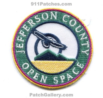 Jefferson County Open Space Parks Ranger Patch (Colorado)
Scan By: PatchGallery.com
Keywords: co. police sheriffs
