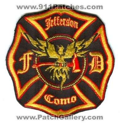 Jefferson Como Fire Department Patch (Colorado)
[b]Scan From: Our Collection[/b]
Keywords: dept. fd