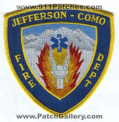 Jefferson Como Fire Dept Patch (Colorado)
[b]Scan From: Our Collection[/b]
Keywords: colorado department